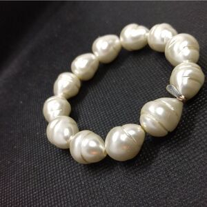 Large costume‎ pearl beaded bracelet
